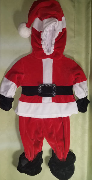 Unisex Infant/Child 0-3 Month 2-Pc Santa Outift / Pajamas