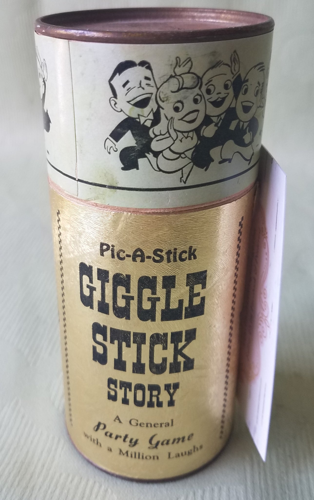 Vintage Pic-a-stick Giggle Stick Story Party Game
