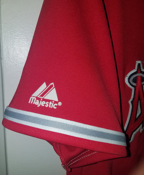 Men's Medium Angels Baseball Red Jersey