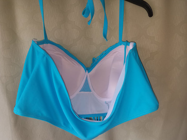 2-Pc Aqua 3X Bikini Bathing Suit