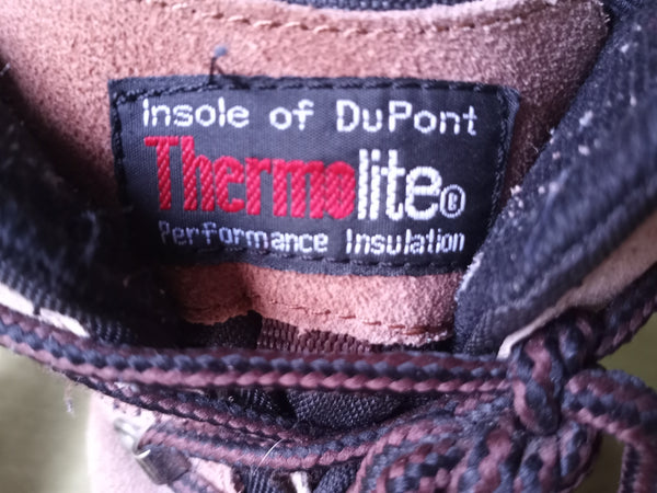 Men's Size 9 Itasca Thermal Lite Waterproof Black & Tan Work Boots