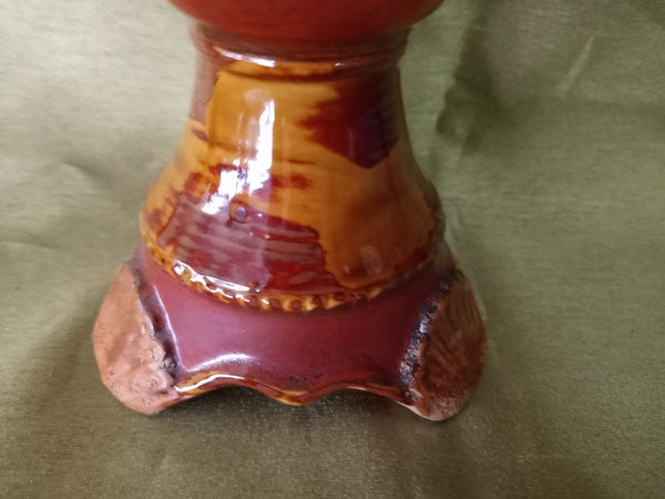 Ceramic 12" Tall Decorative Candle Holder