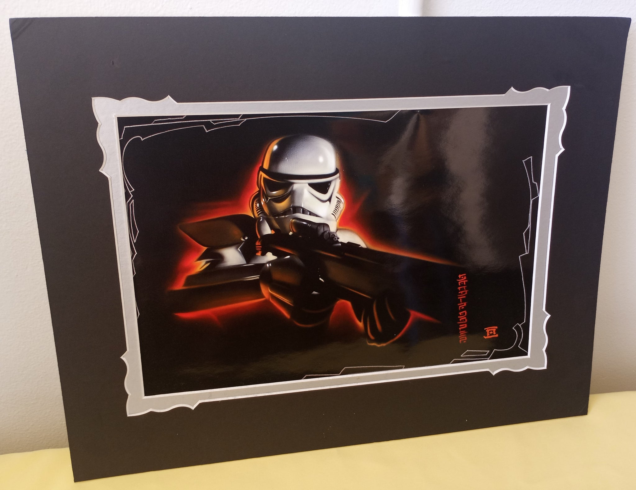 Star Wars Stormtrooper 14 x 18 Matted Print on Glossy Photo Paper