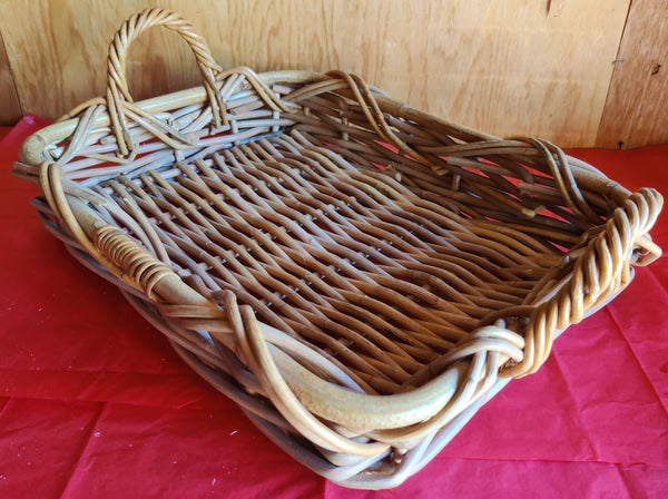 Hard Branch Woven Rectangular Bread Basket