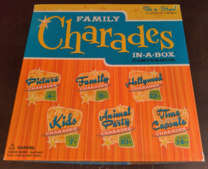 Board Game - Family Charades - 6 Games in One Box