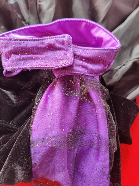 Girls Large / 10 PRINCESS PARADISE Purple & Black Costume Dress