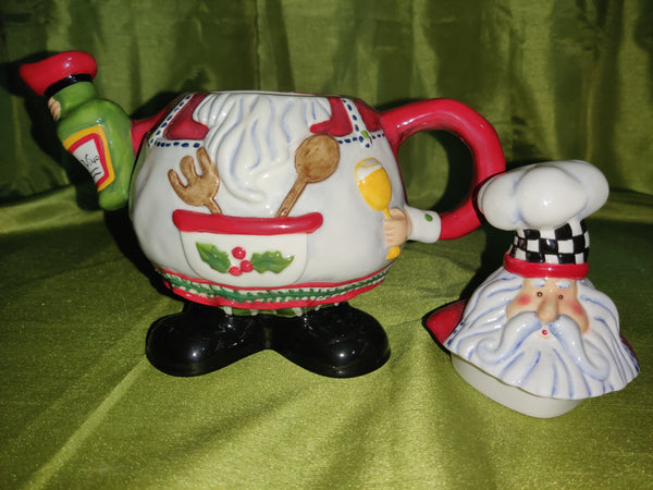 Jolly Santa Tea Pot