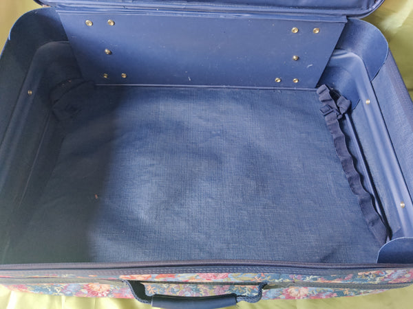 Vintage JAGUAR Floral Suitcase