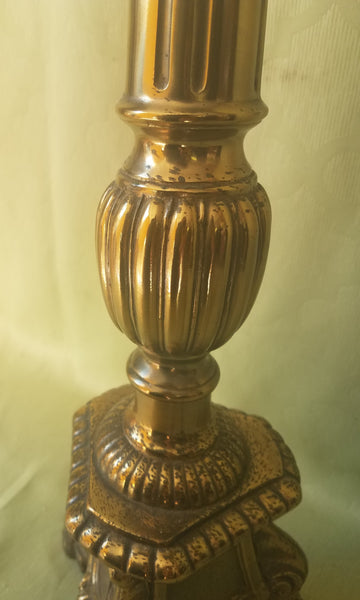 Sta-Tite Vintage Brass Large Footed Table Lamp
