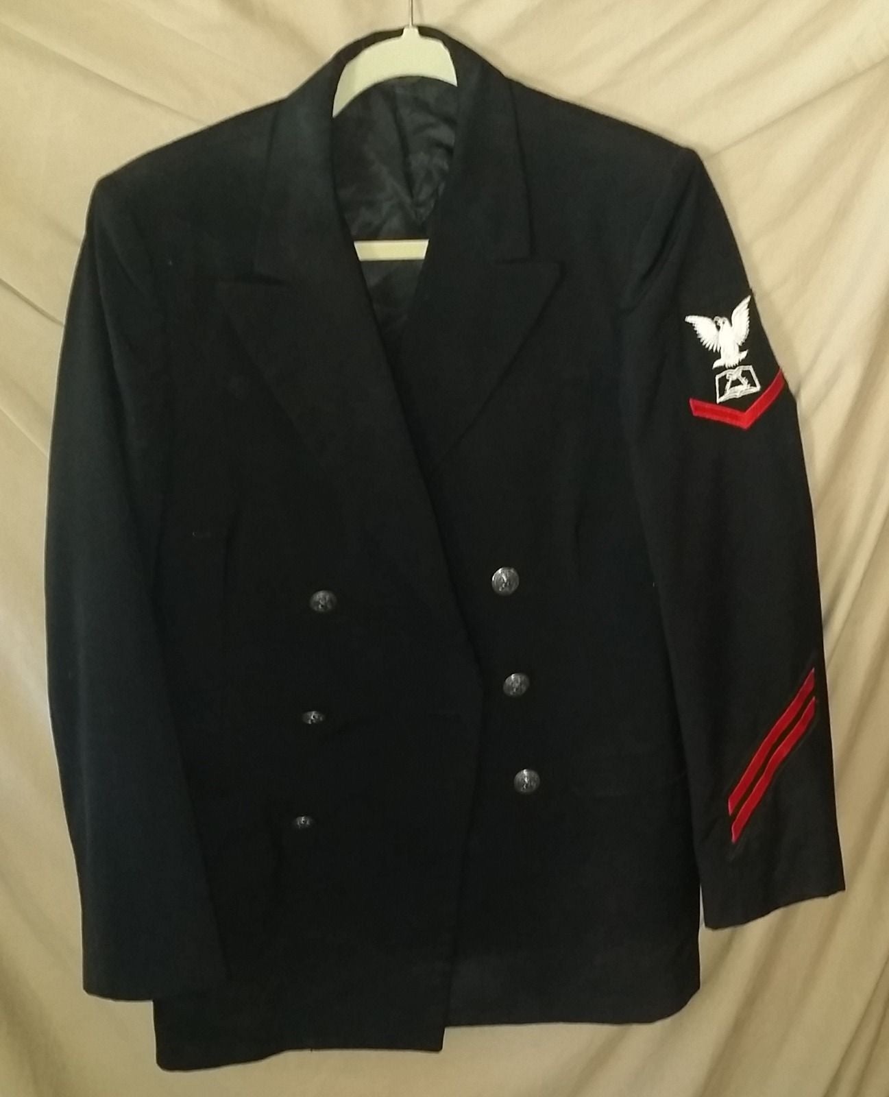 Men's 30R Vintage Black U.S. Naval Dress Suit / Military Uniform The DARRling Garage Men's 30R Vintage Black U.S. Naval Dress Suit / Military Uniform The DARRling Garage
