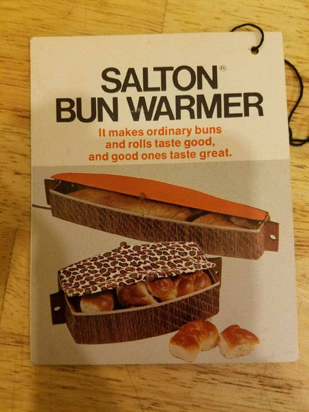 1970's Vintage Paisley Cover SALTON HOTRAY Bread Warmer